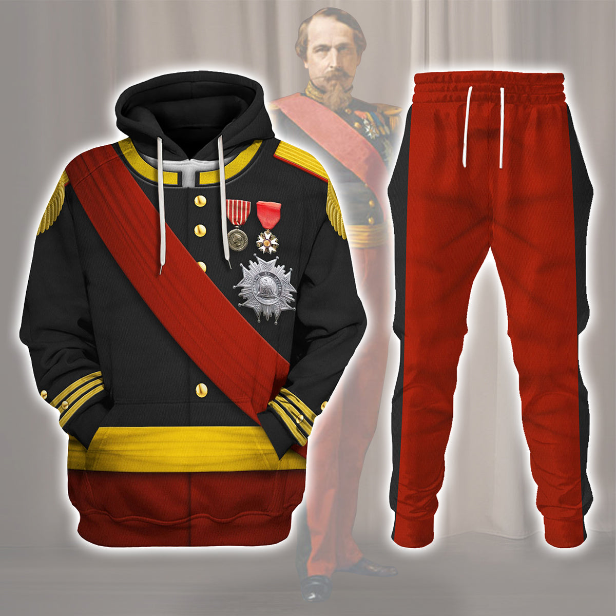 Gearhomie Napoleon III Uniform All Over Print track suit 