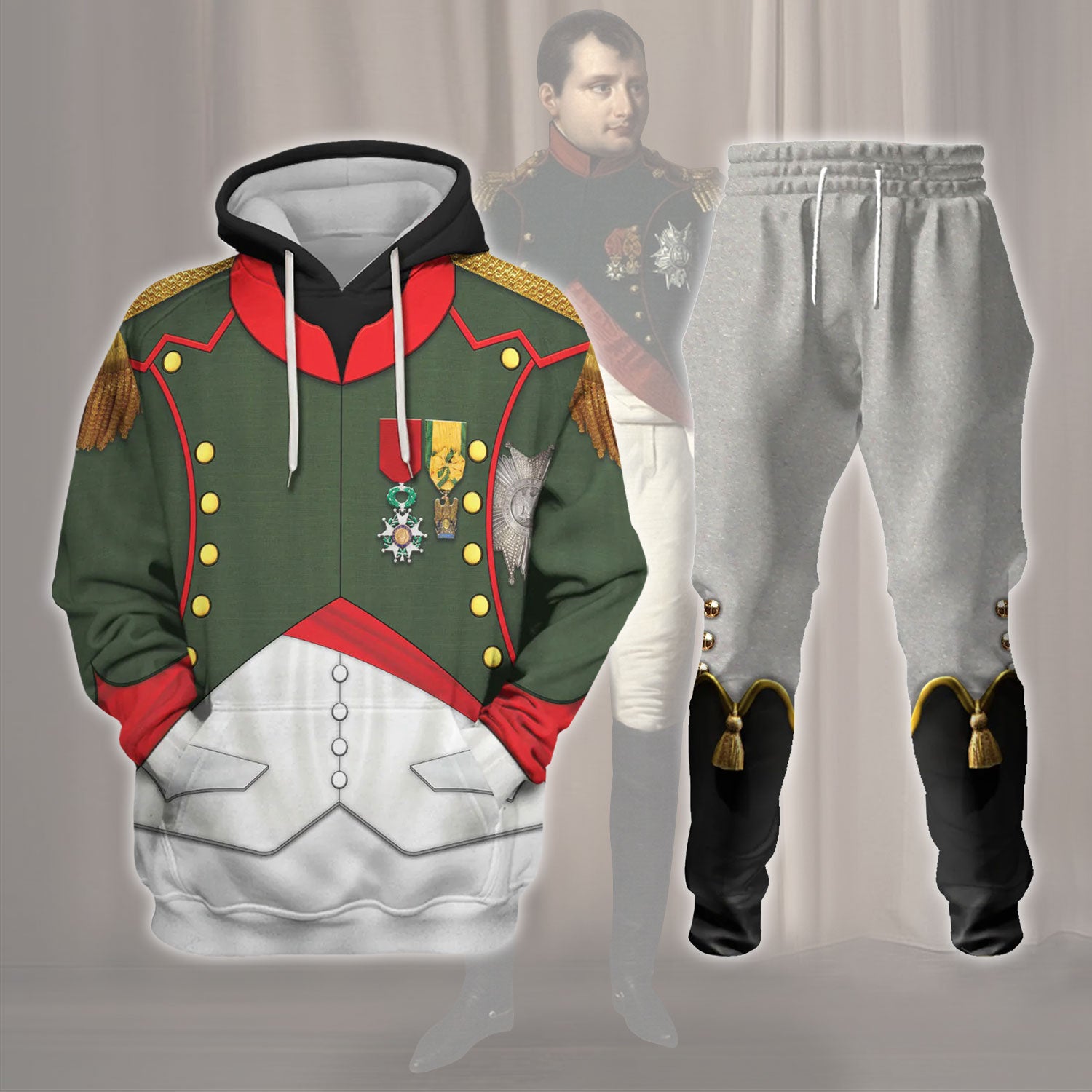 Gearhomie Napoleon in Chasseur-Cheval Reg Costume track suit 