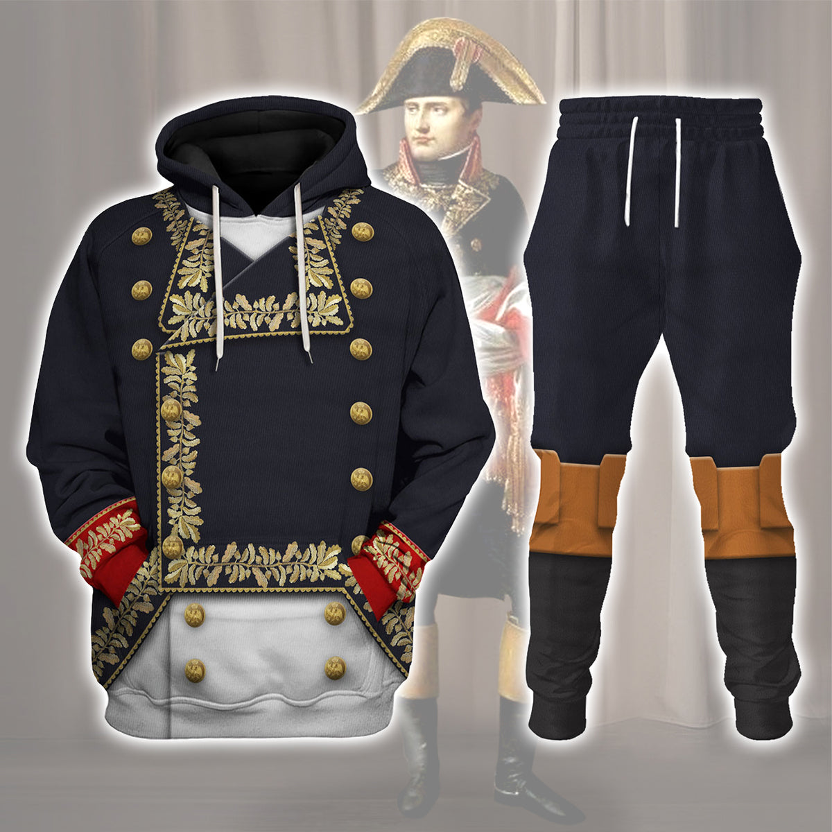 Gearhomie Napoleon in His General Uniform All Over Print track suit 