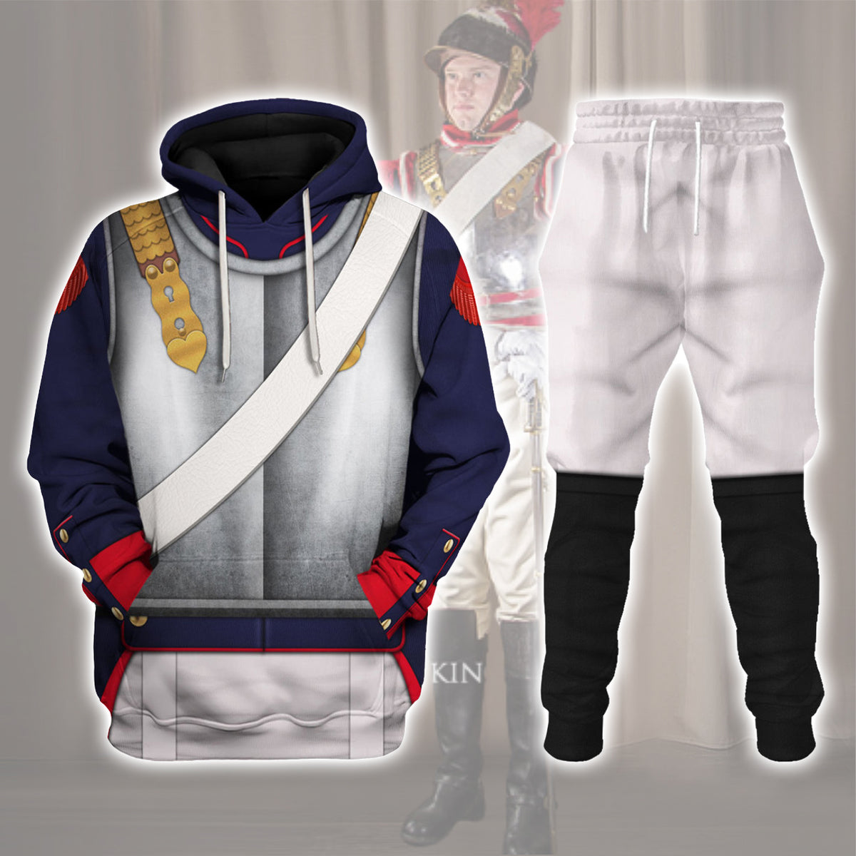 Gearhomie Napoleonic French Heavy Cavalry-Curassier (1812-1815) Uniform All Over Print track suit 