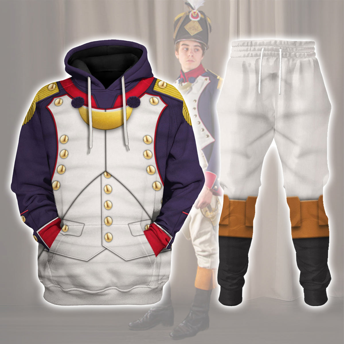 Gearhomie Napoleonic French Line Infantry Officer-1806-1815 Uniform All Over Print track suit 