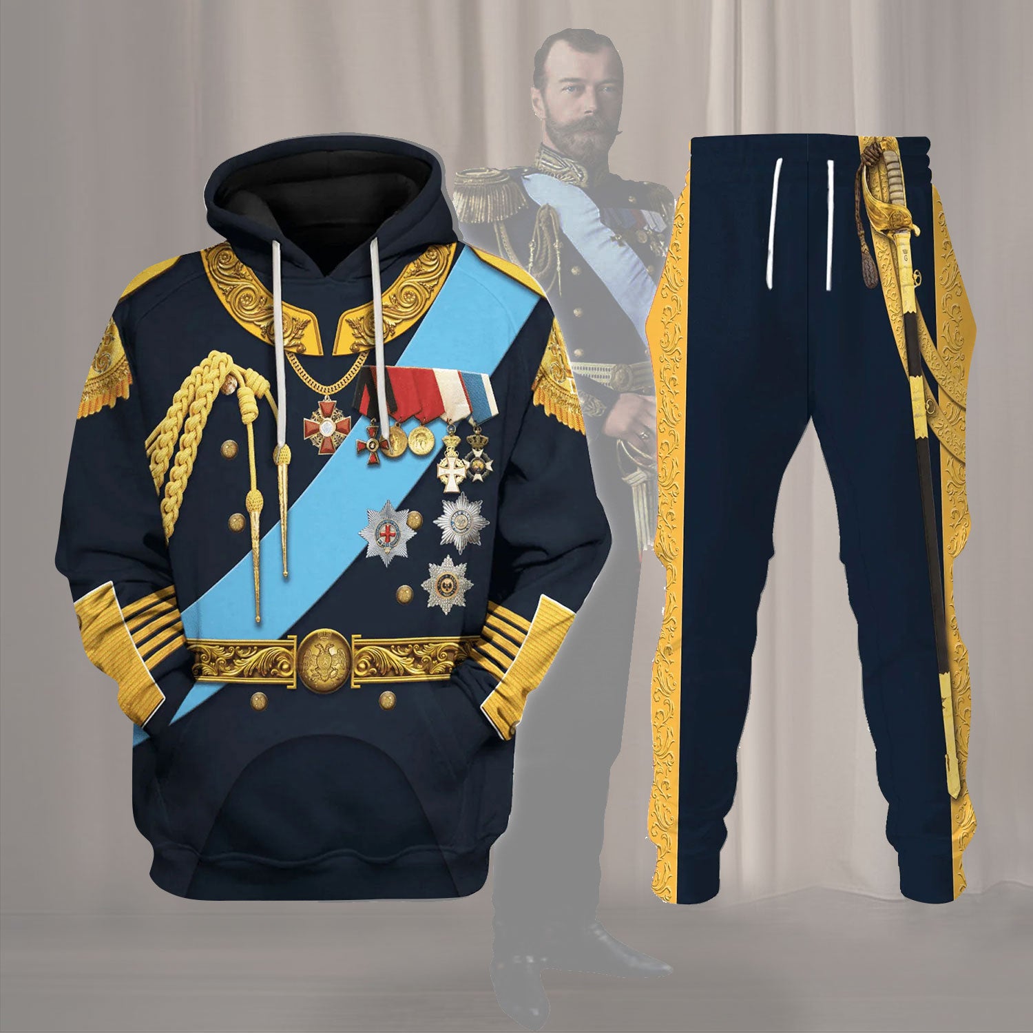 Gearhomie Nicholas II of Russia Costume track suit 