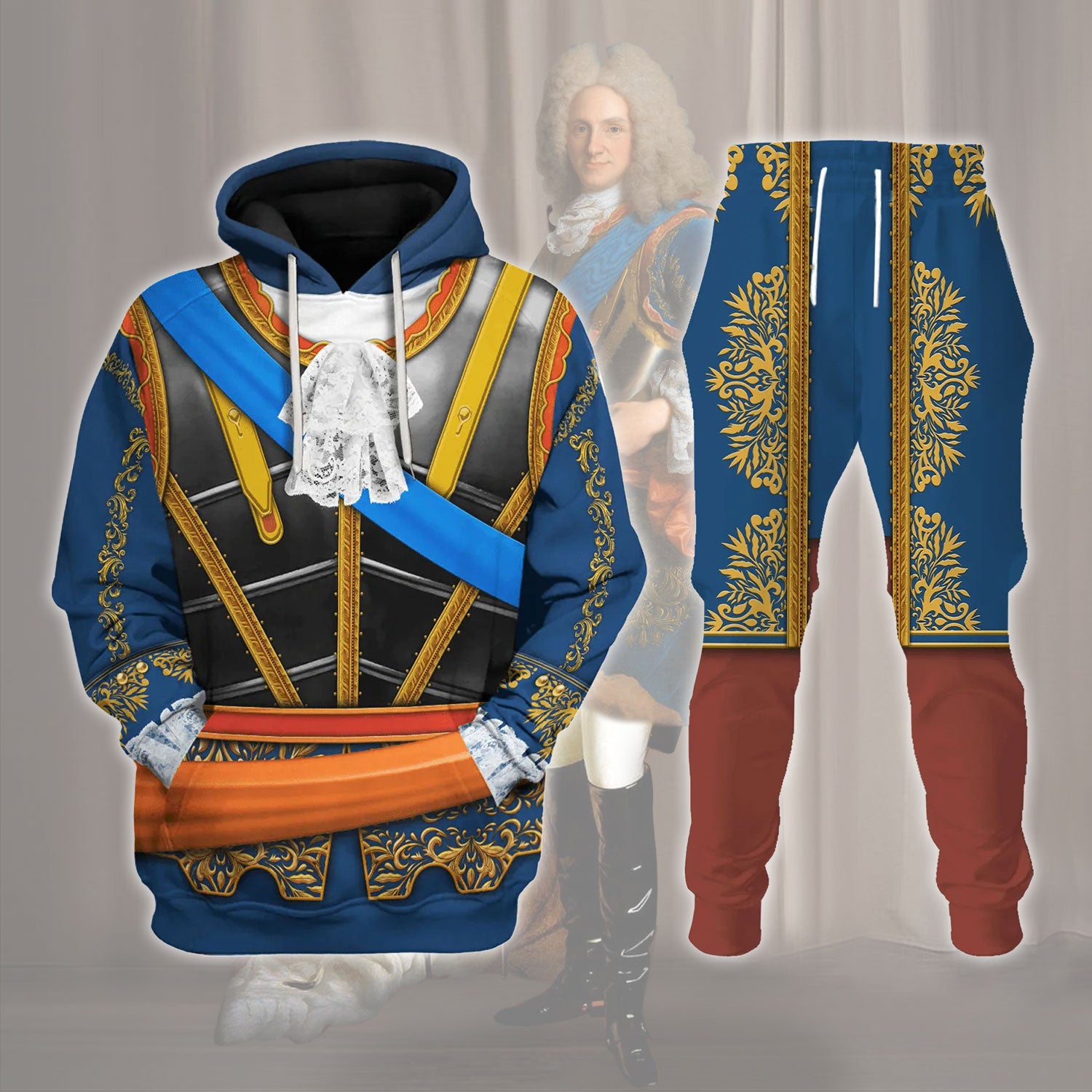 Gearhomie Philip V of Spain Costume track suit 