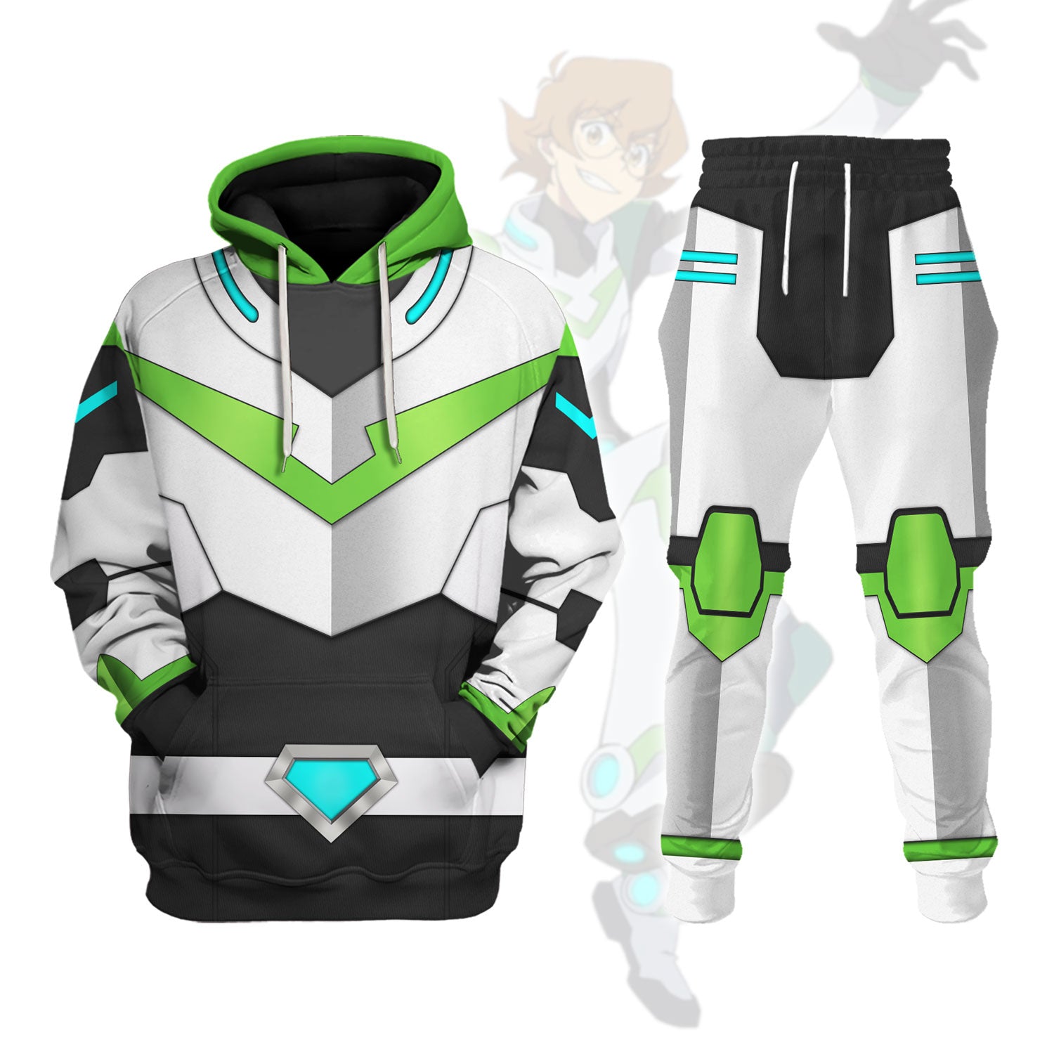 Gearhomie Pidge Legendary Defender track suit 