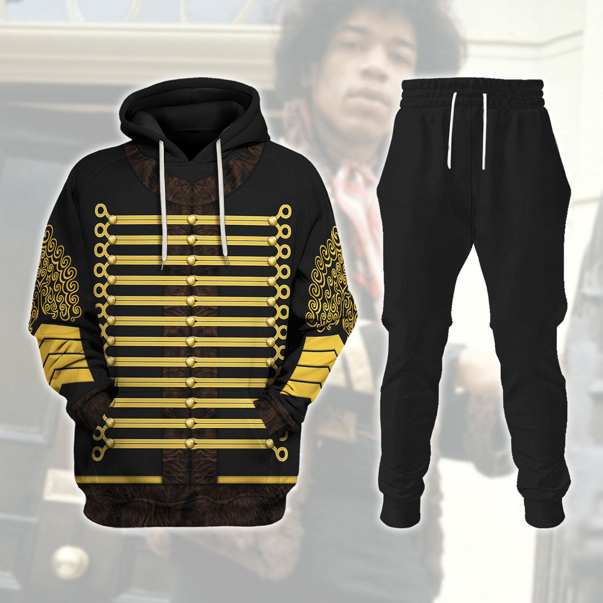 Gearhomie Prince Jimi of Bohemia Costume track suit 