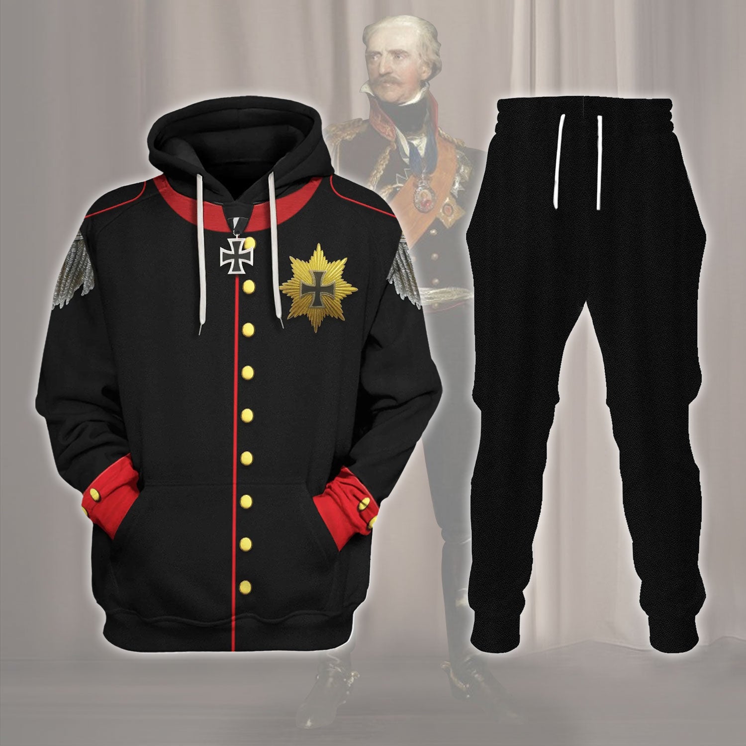 Gearhomie Prussian General Gebhard Leberecht Costume track suit 