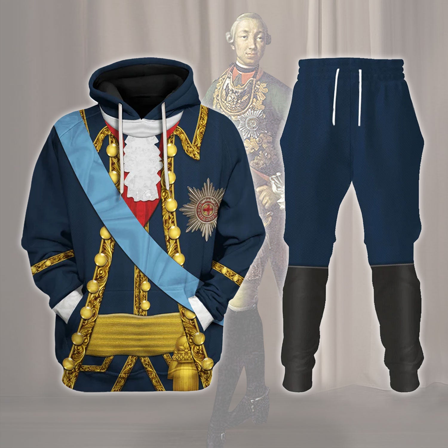 Gearhomie Pyotr III King Of Russia Costume track suit