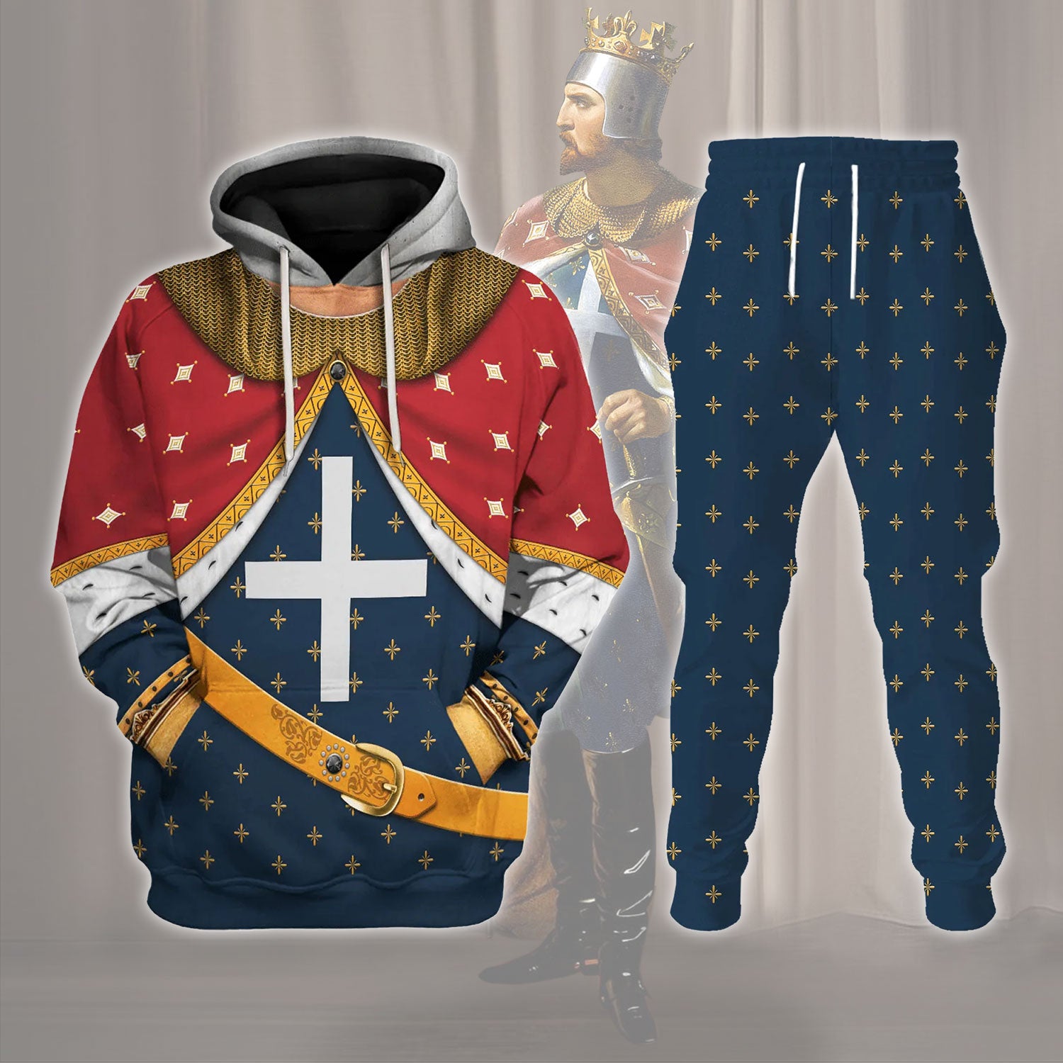 Gearhomie Richard I of England The Lionhearted Costume track suit