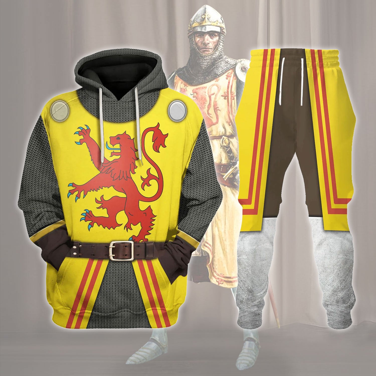 Gearhomie Robert The Bruce King of Scots Costume track suit 