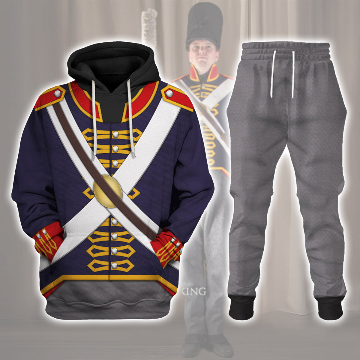 Gearhomie Royal Foot Artillery â Gunner (1806-1815) Uniform All Over Print track suit