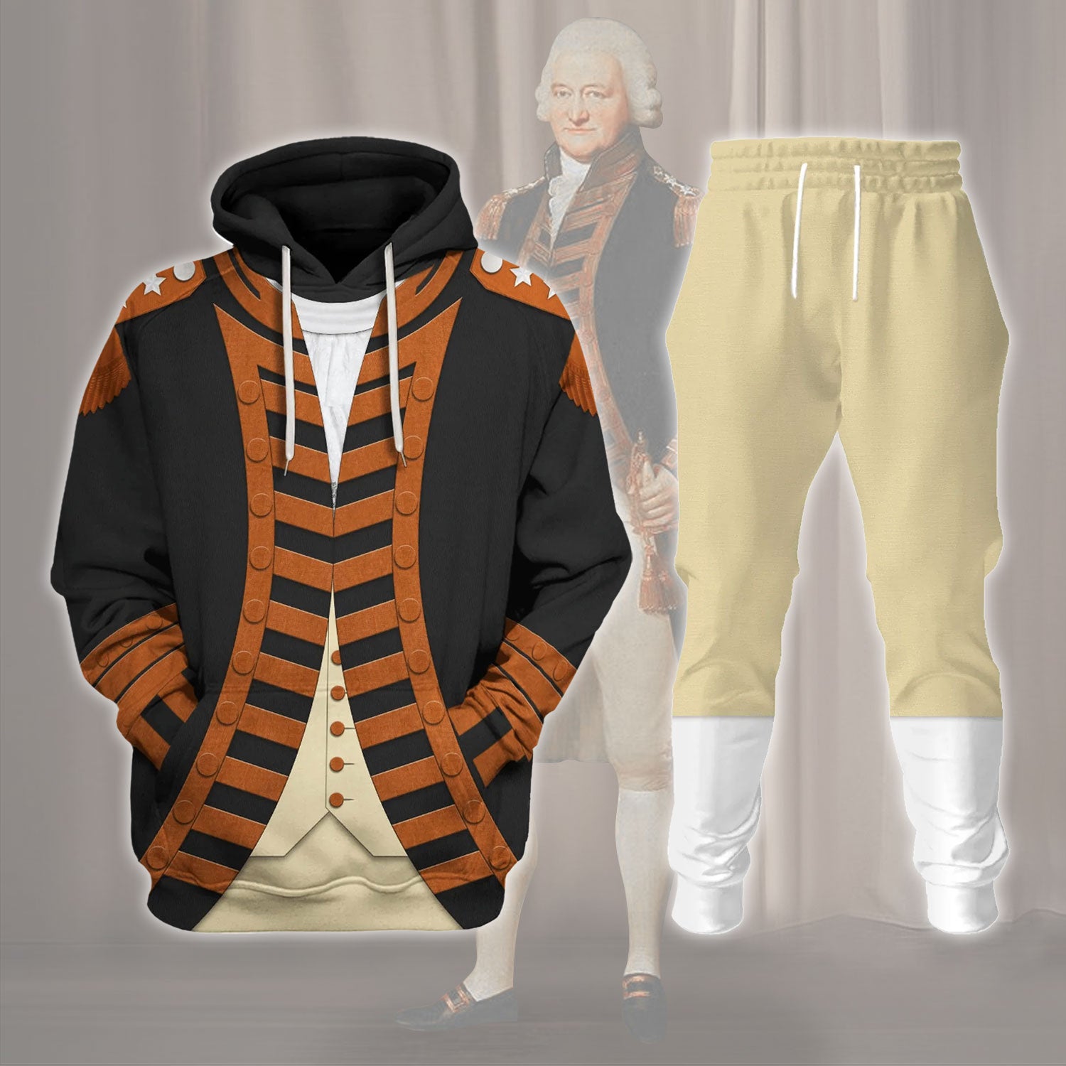 Gearhomie Royal Navy Officer Sir Peter Parker, 1st Baronet Costume track suit 