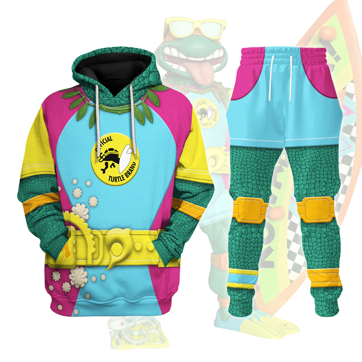 Gearhomie Sewer Surfer Mike TMNT Costume track suit 