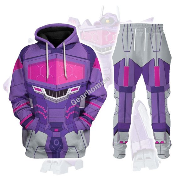 Gearhomie Shockwave Decepticons Costume Cosplay track suit