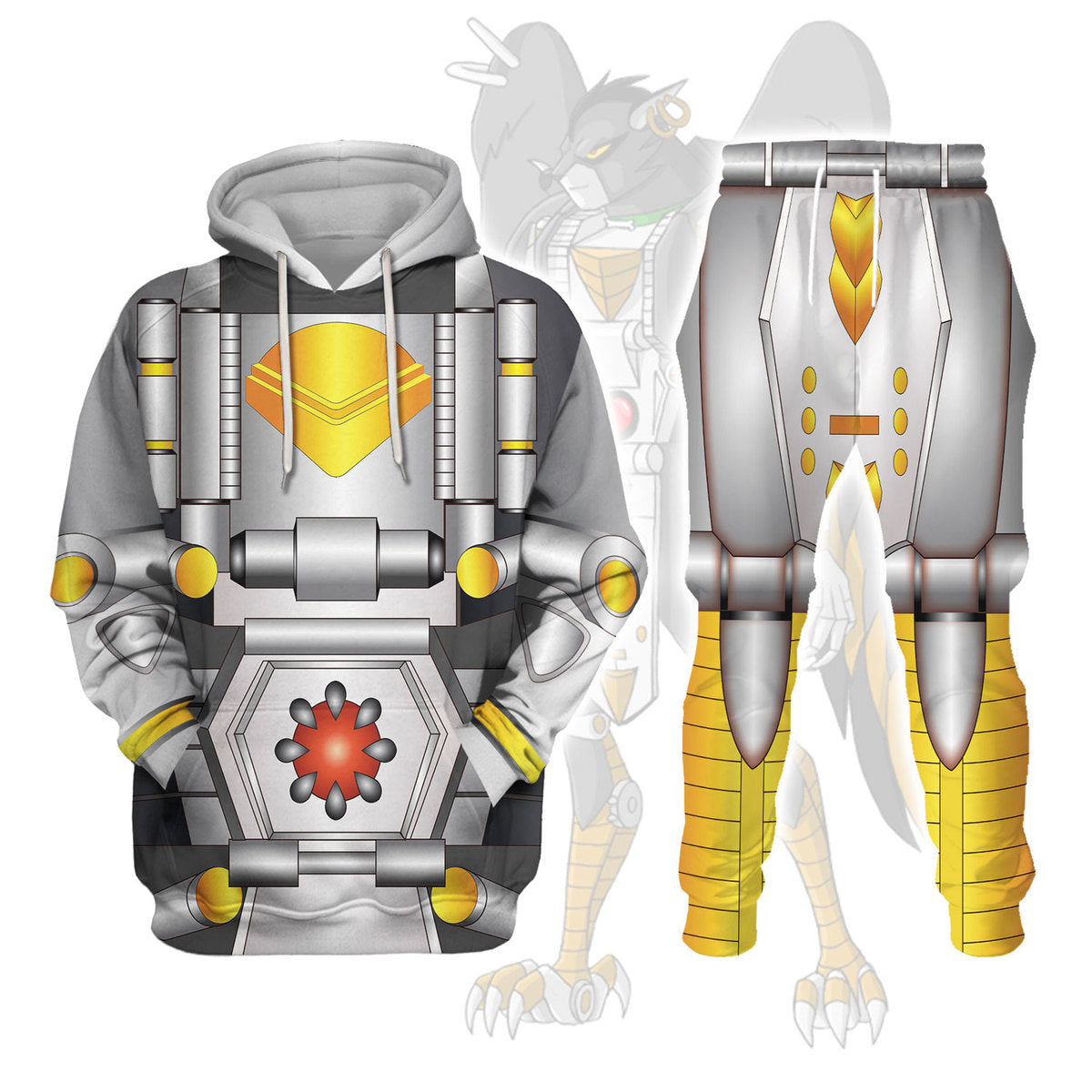 Gearhomie Silverbolt Beast Wars Costume Cosplay track suit 