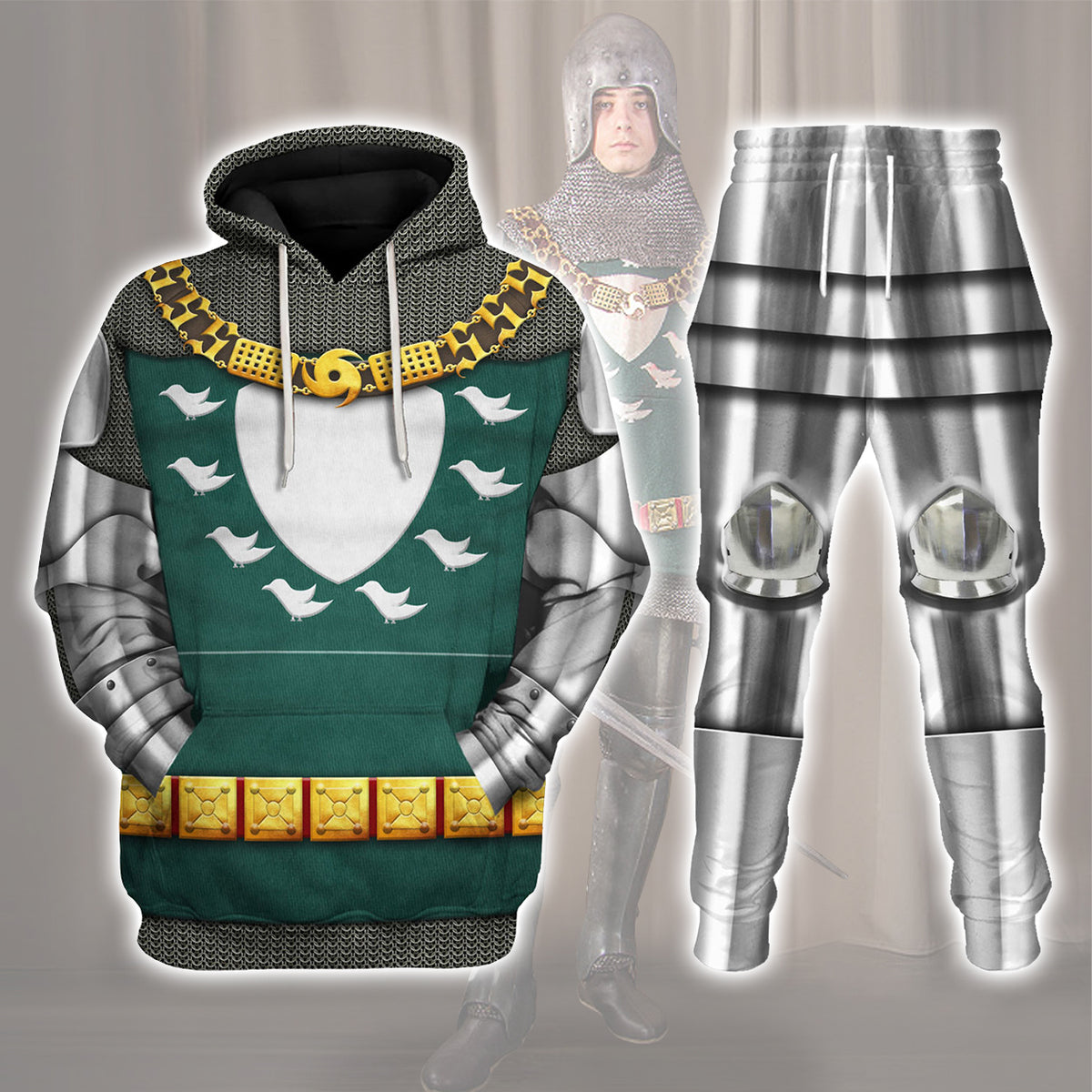 Gearhomie Sir Thomas Erphingham Knights Costume track suit 