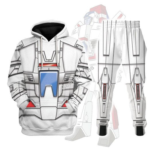 Gearhomie Skyfire Robot Costume Cosplay track suit 