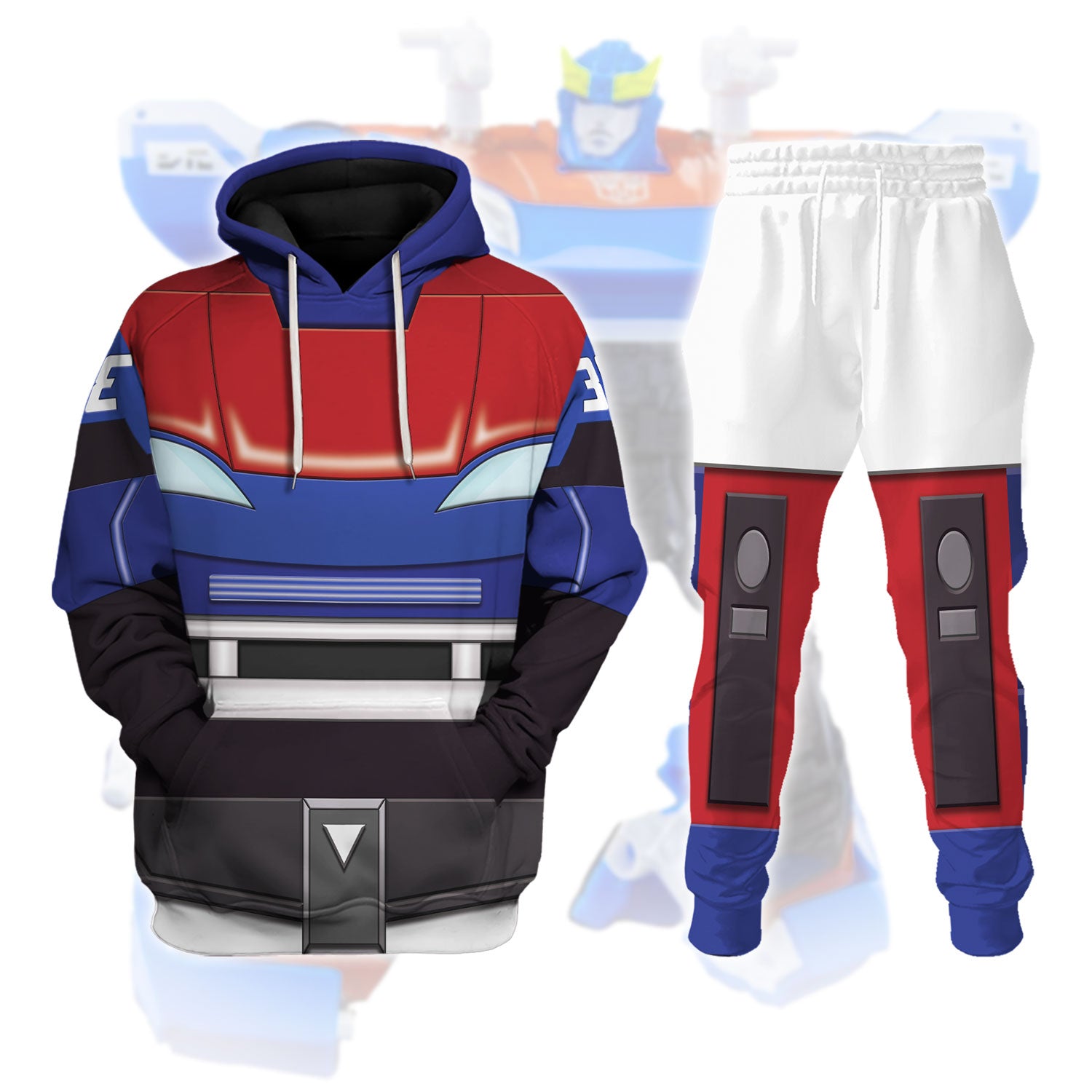 Gearhomie Smokescreen Costume Cosplay track suit 