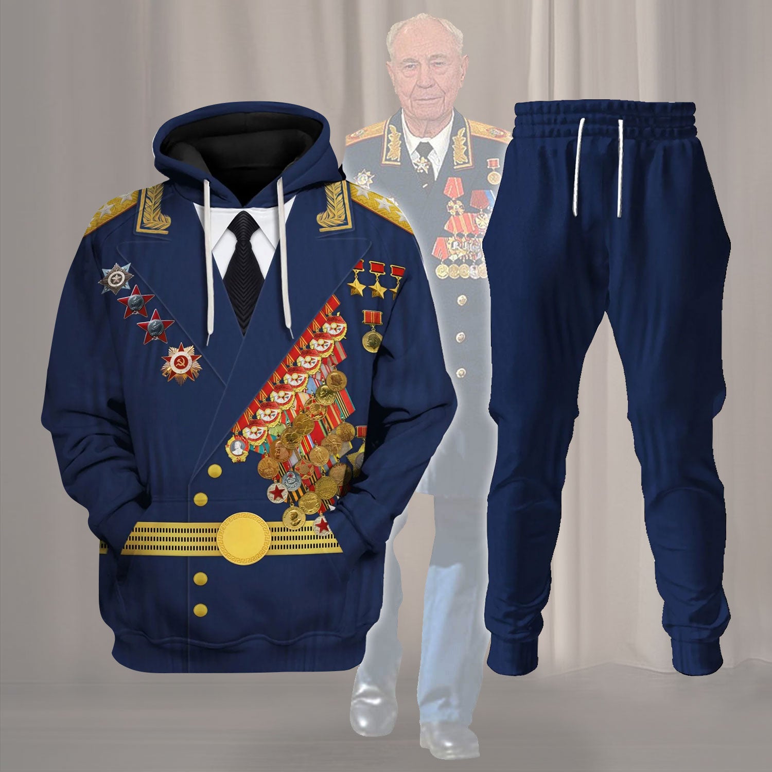 Gearhomie Soviet Pilot Ivan Kozhedub Costume track suit 