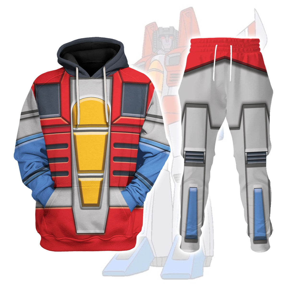 Gearhomie Starscream Costume Cosplay track suit 