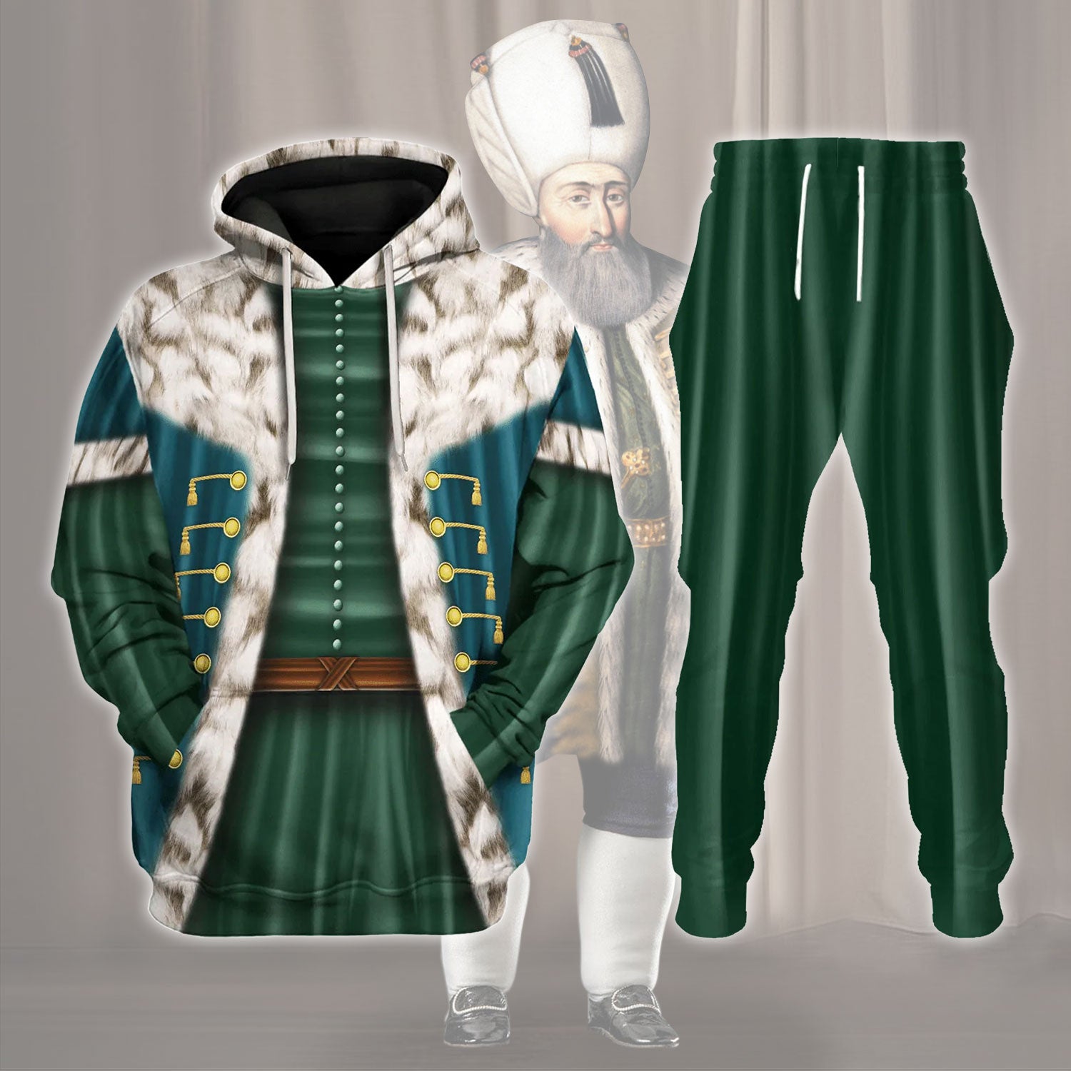 Gearhomie Sultan Mehmed II Ottoman Empire Costume track suit 