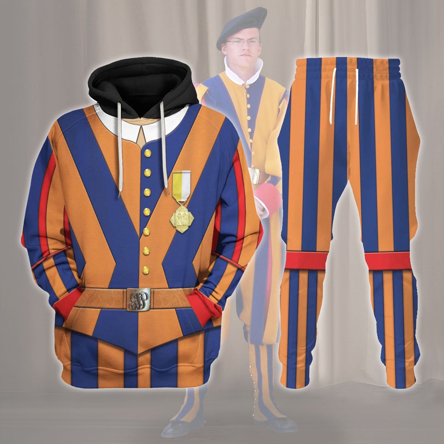 Gearhomie Swiss Guard Armed Force Costume track suit 