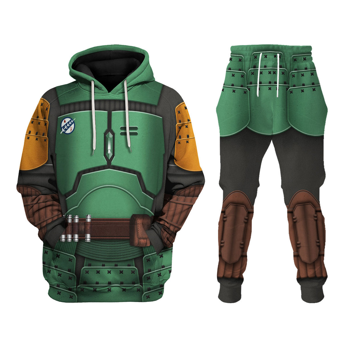 Gearhomie The Book of Boba Fett Samurai Costume track suit 