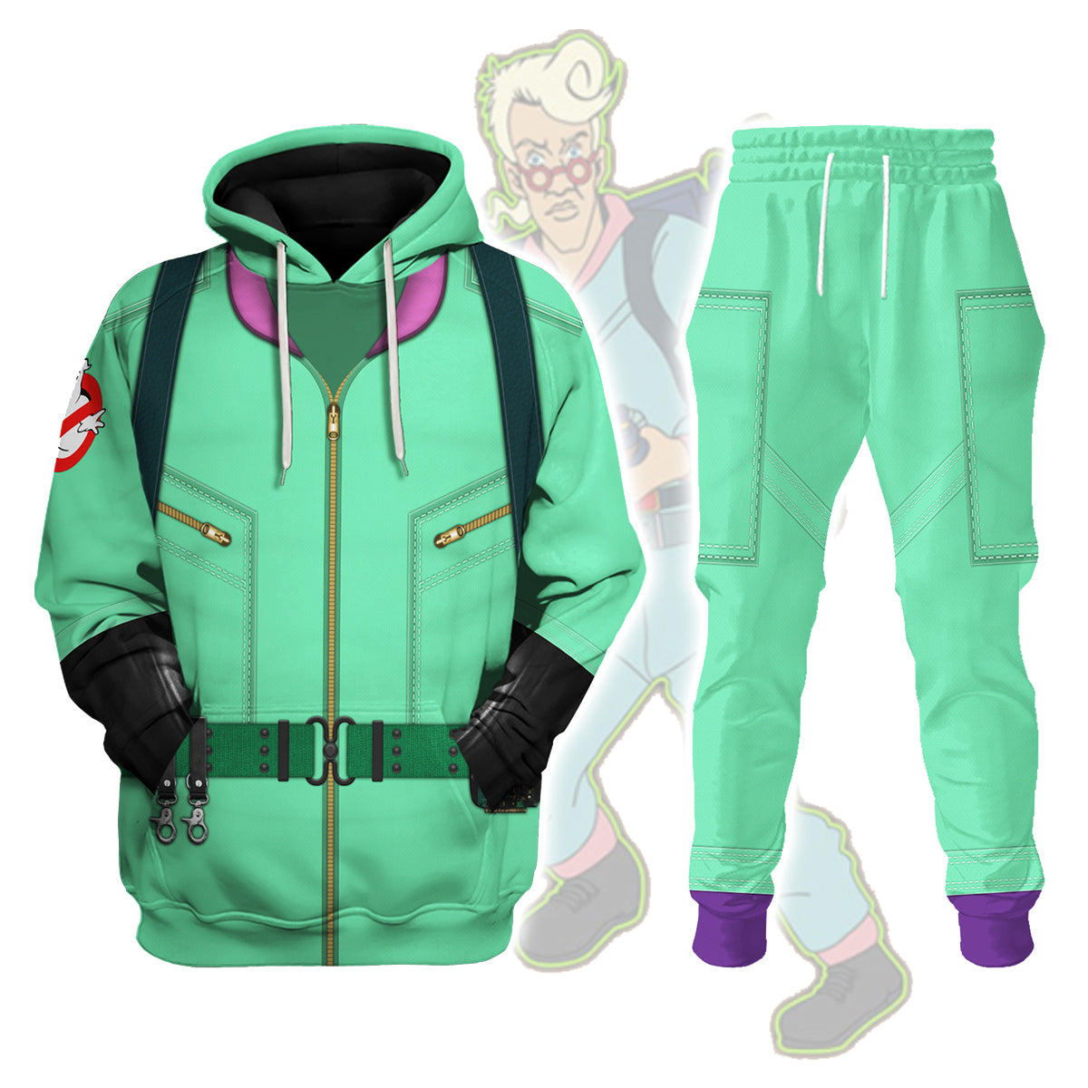 Gearhomie The Real Ghostbusters Costume track suit 