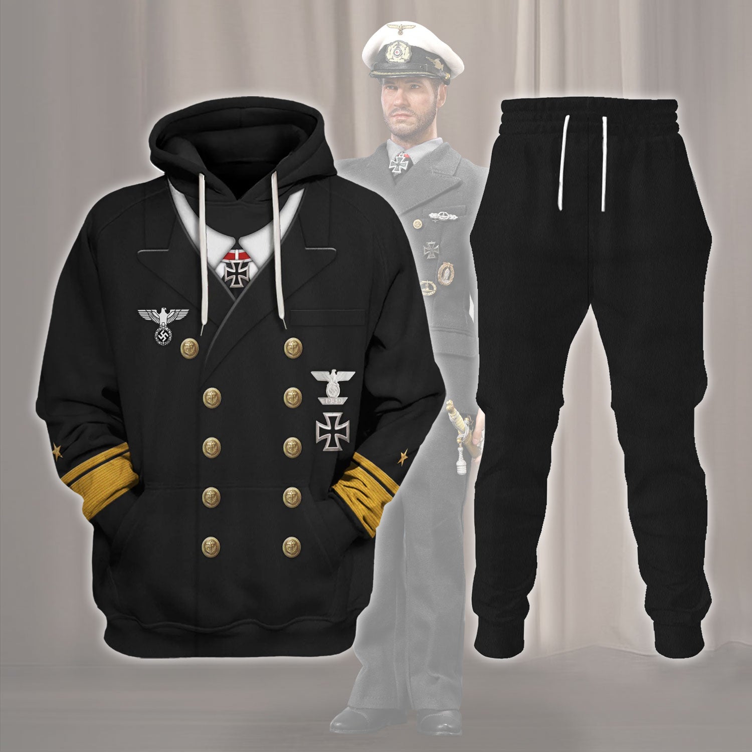 Gearhomie Theodor Krancke - Navy Group West - The Kriegsmarine Costume  track suit