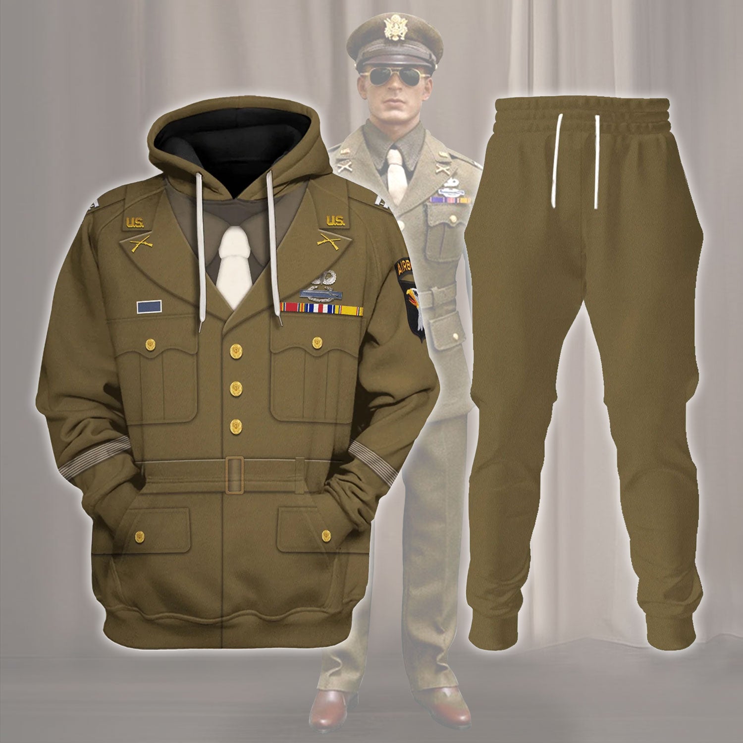 Gearhomie U.S General WWII Costume track suit 