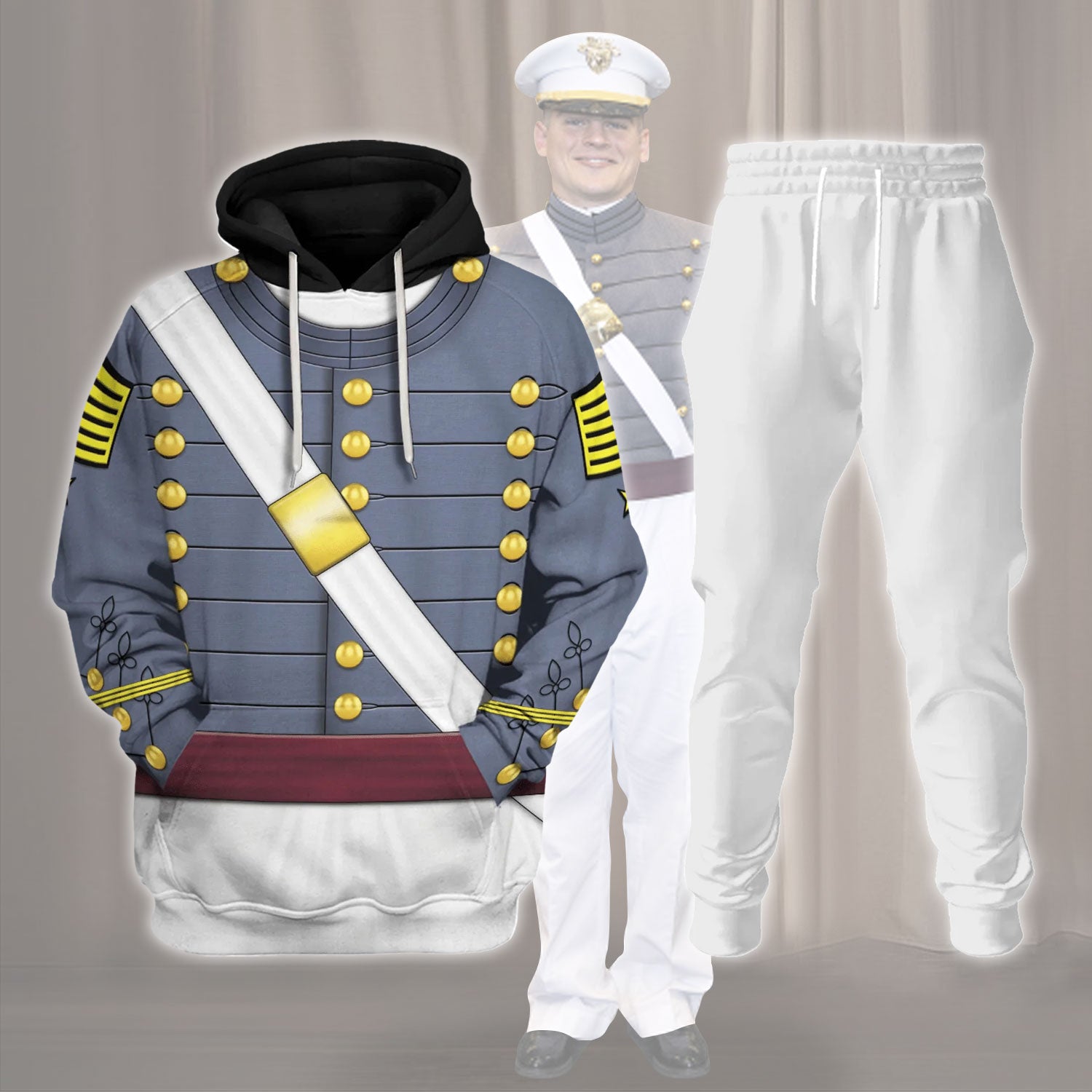 Gearhomie US Army - West Point Cadet (1860s) Costume track suit 