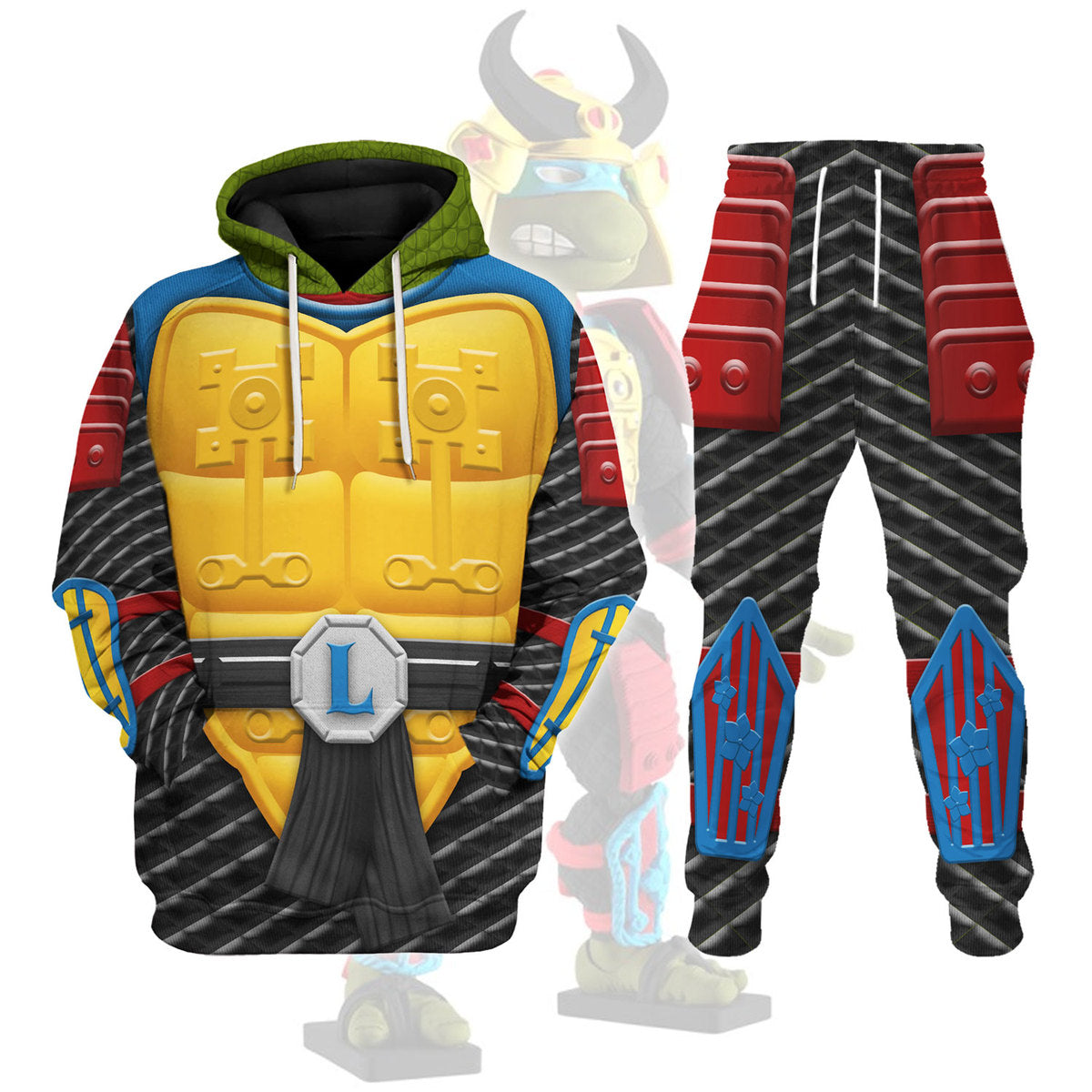 Gearhomie Ultimates! Sewer Samurai Leonardo TMNT Costume track suit 