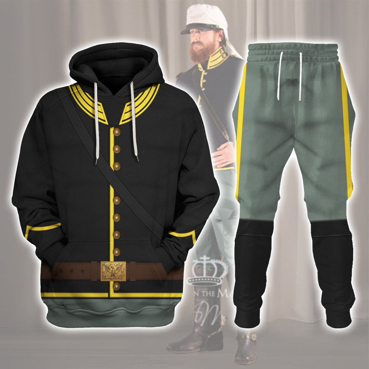 Gearhomie Union Army- Cavalry Trooper Uniform All Over Print track suit 