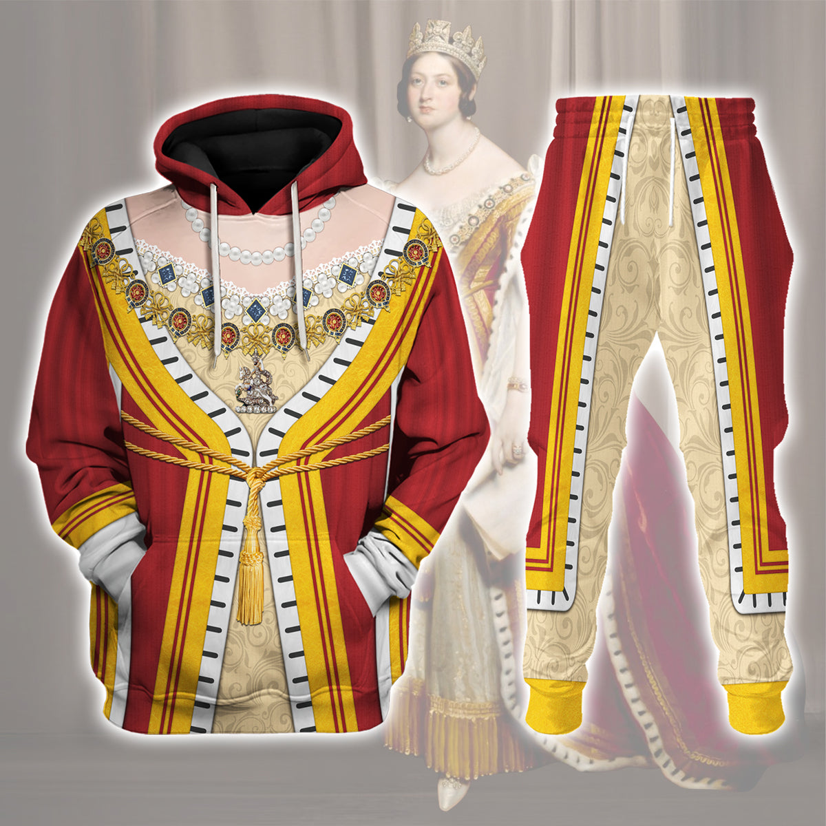 Gearhomie Victoria of England Costume track suit 