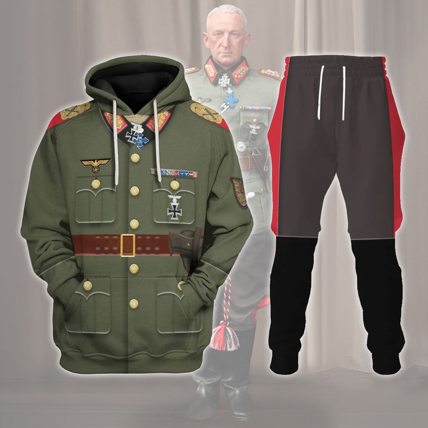 Gearhomie WWII Fritz Erich Georg Eduard Von Manstein Costume track suit 