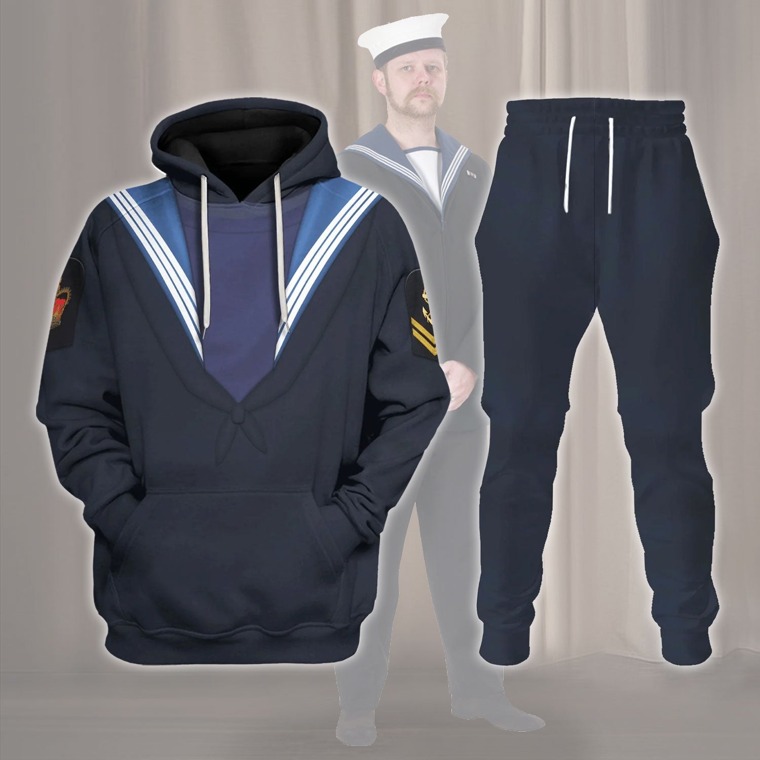 Gearhomie WWII Royal Navy - Ratings Costume track suit 