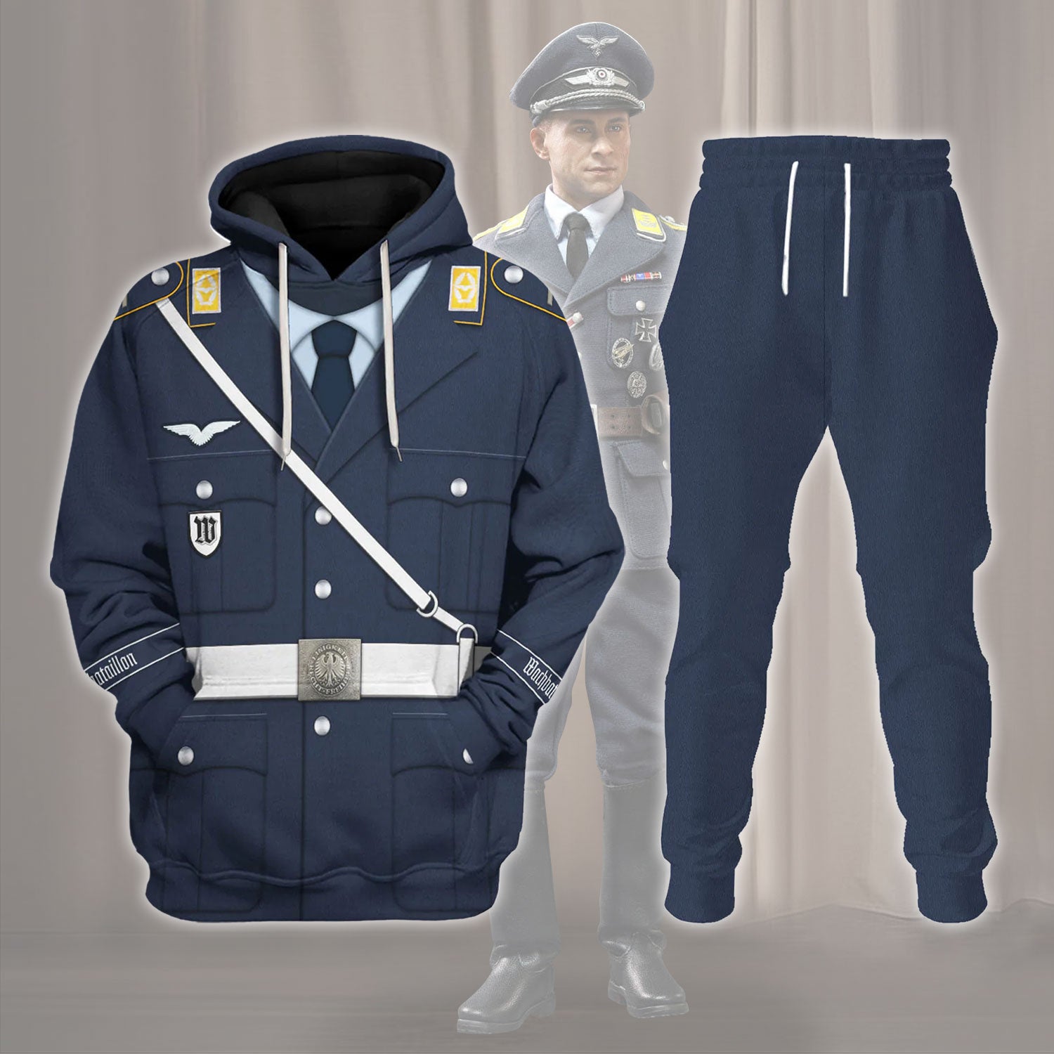 Gearhomie West German Luftwaffe Wachbataillon Gefreiter Costume track suit 