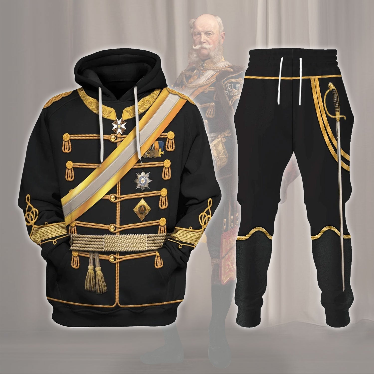 Gearhomie William I German Emperor Costume track suit 