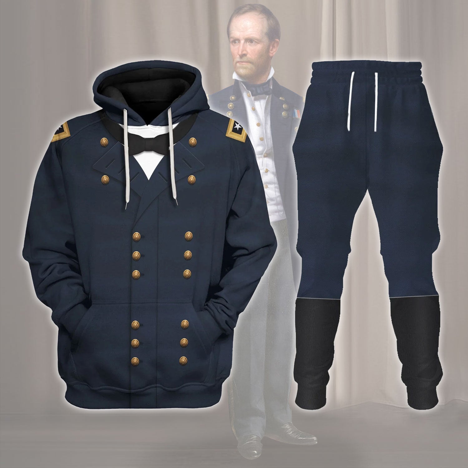 Gearhomie William Tecumseh Sherman Costume track suit 