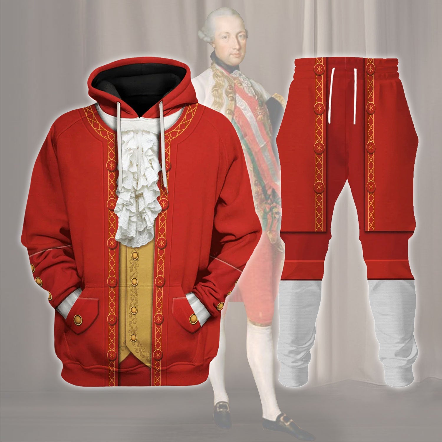 Gearhomie Wolfgang Amadeus Mozart Costume track suit 