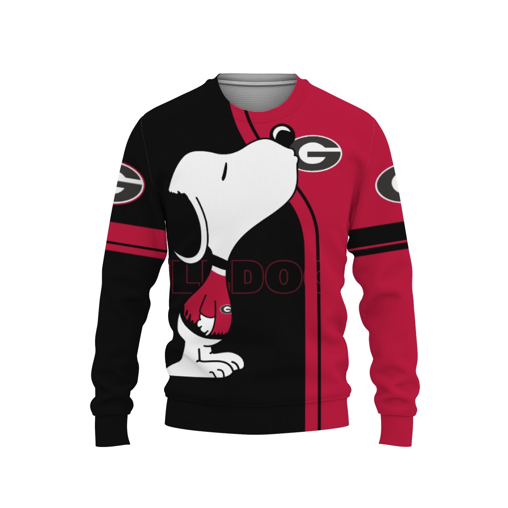 Georgia Bulldogs Shop Champion Teamwear-3D Sweatshirt