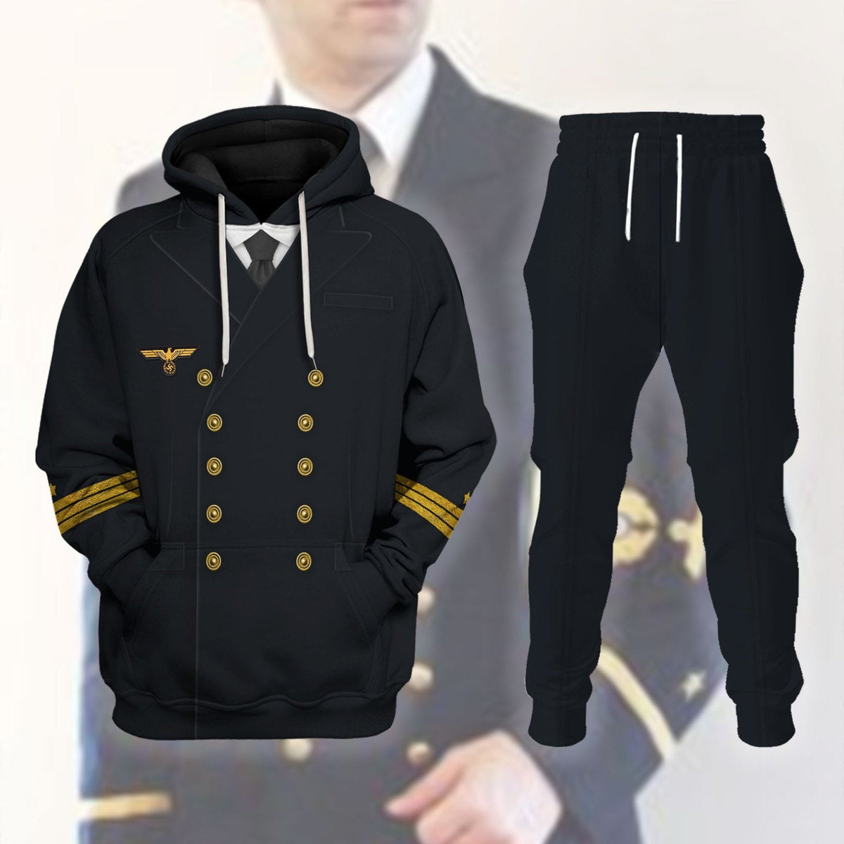 German WWII Kriegsmarine (War Navy) Officer Uniforms track suit 