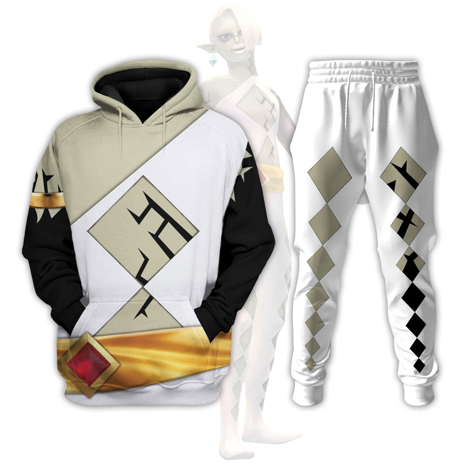 Ghiraham Attire Unisex Cosplay track suit 