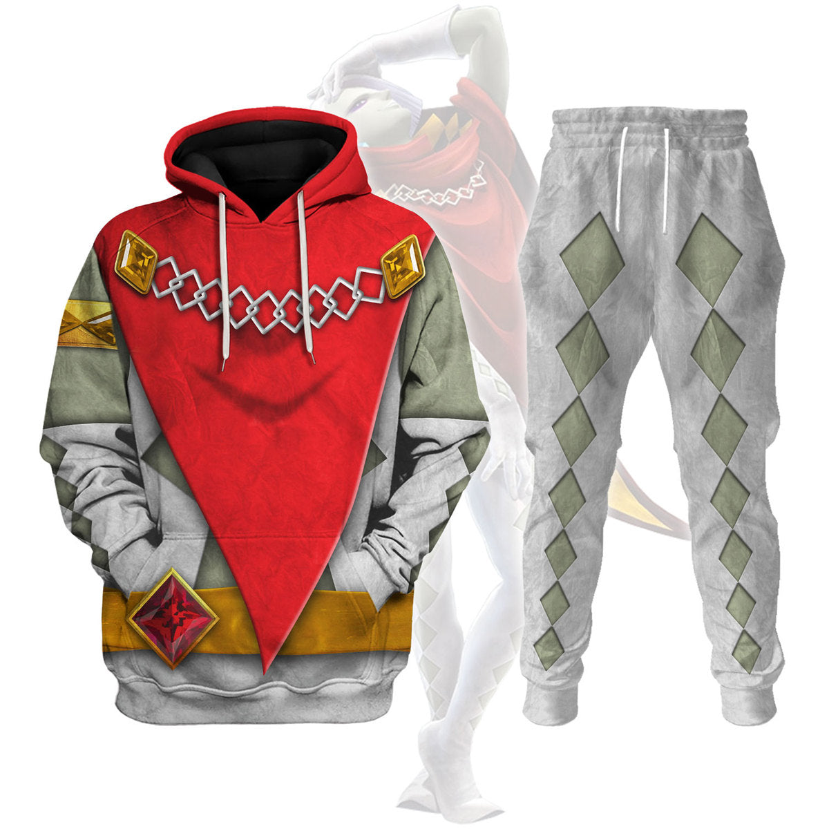 Ghirahim Attire Unisex cosplay track suit 