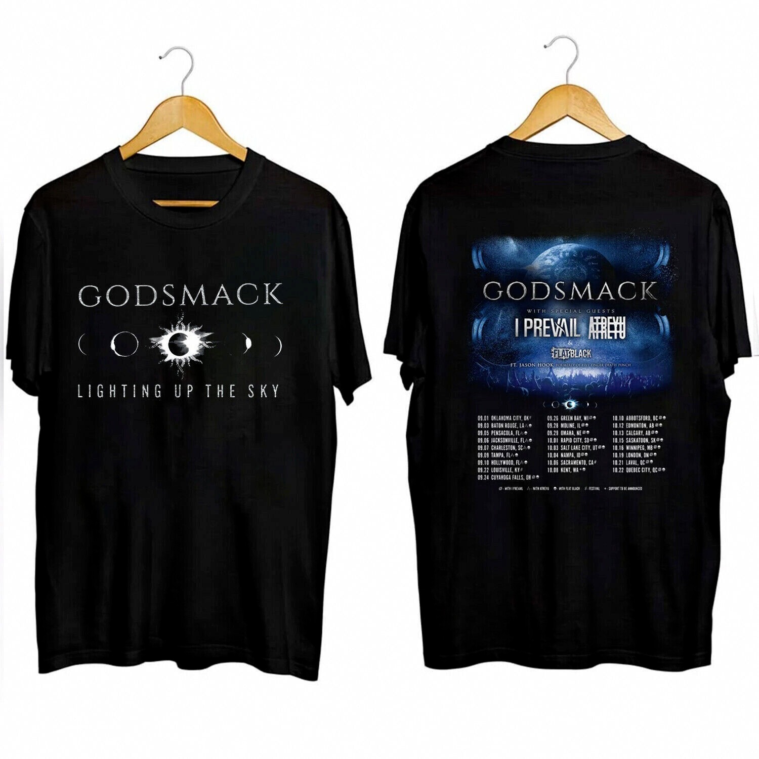 Godsmack 2023 Fall Tour T-Shirt, Godsmack With Staind 2023 Fall Tour T-Shirt
