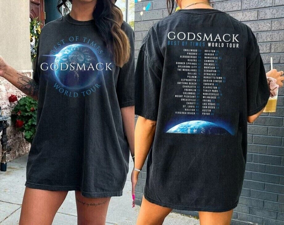 Godsmack Best Of Time 2023 Tour Shirt, Lightning Up The Sky Shirt, Rock Band Shirt