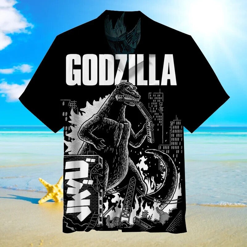 Godzilla 03 Hawaiian Shirt, BIRTHDAY GIFT, Gift For Men and Women S-5XL US Size