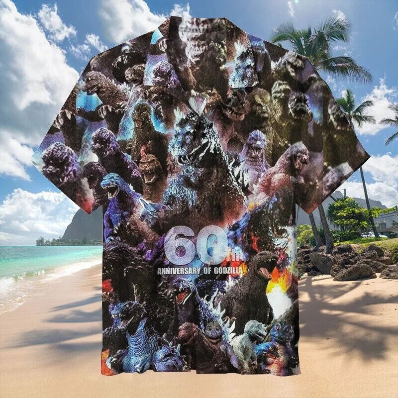 Godzilla 06 Hawaiian Shirt, KINGKONG, Gift For Men and Women S-5XL US Size