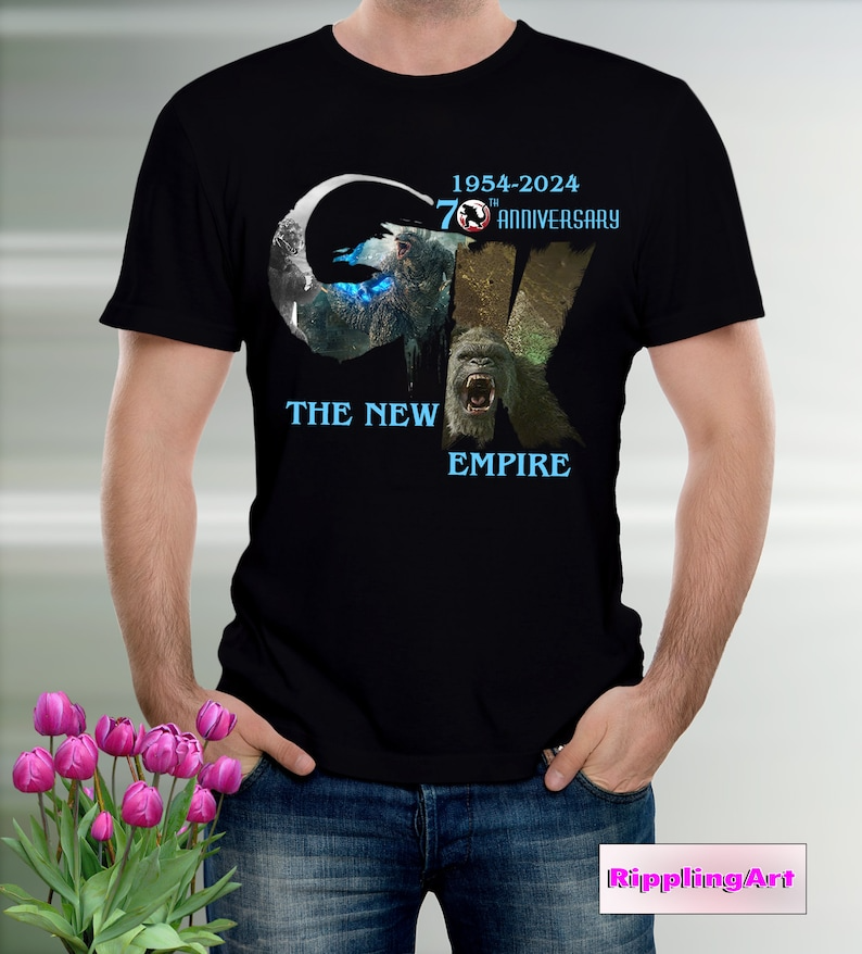 Godzilla X Kong Shirt, Godzilla Shirt, Godzilla 1954-2024 shirt, The New Empire shir