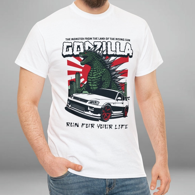 Godzilla, Unisex Heavy Cotton Graphic Tee