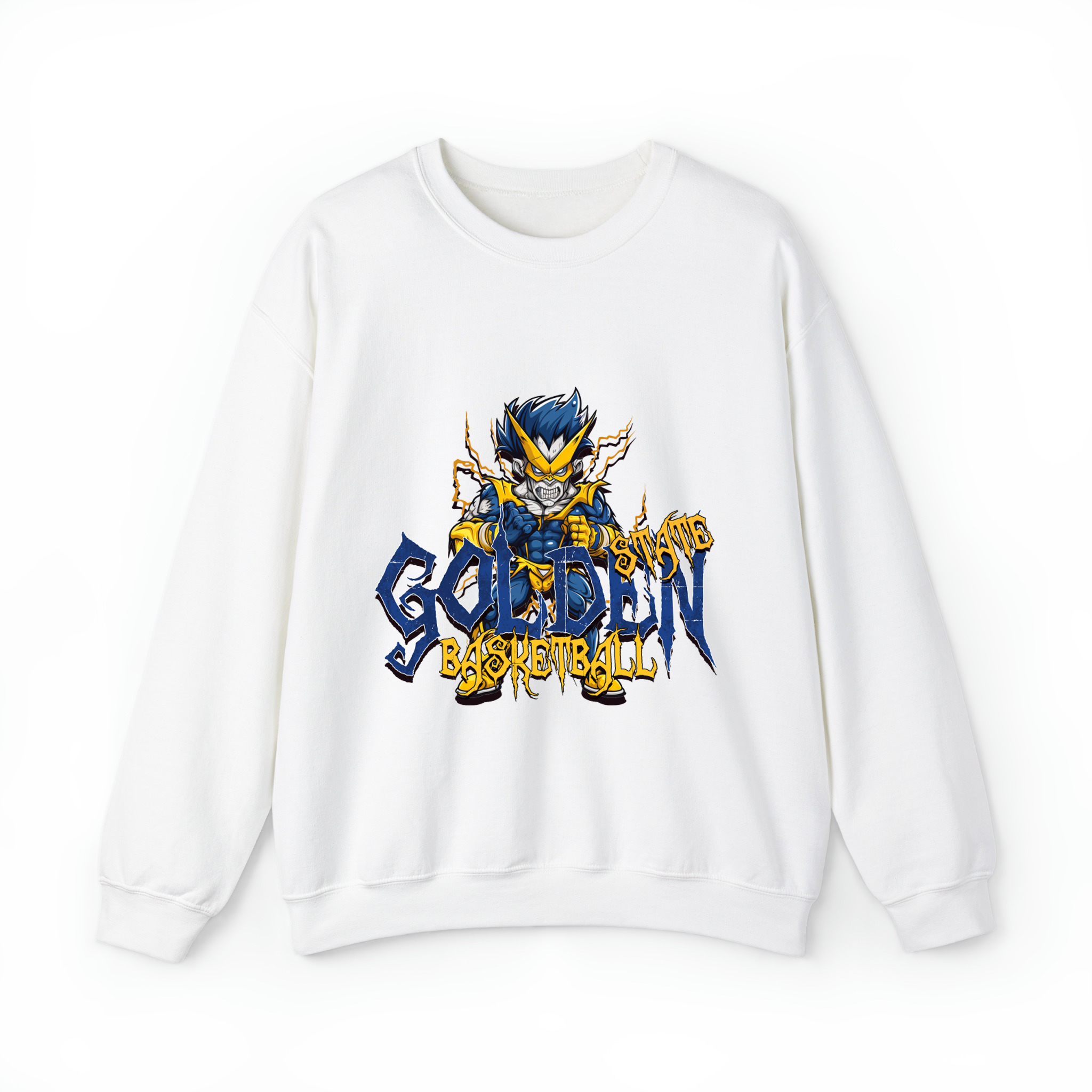 Golden State Basketball Halloween Unisex Sweatshirt- White